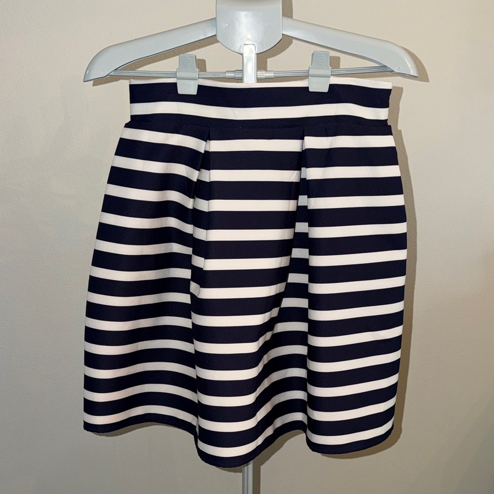 Chicwish Black & White Striped Circle Skirt - Picture 8 of 11